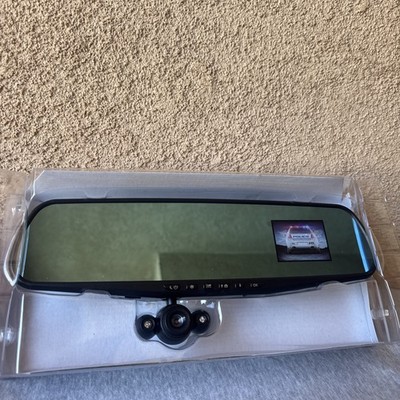 HD Mirror Cam Dash Camera Rearview Mirror DVR Backup Camera Car Recorder NEW