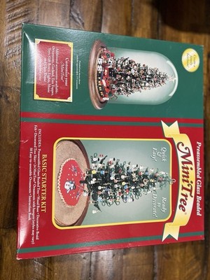 VGT NOB Westrim Glass Beaded Mini Christmas Tree Preassembled Basic Starter Kit