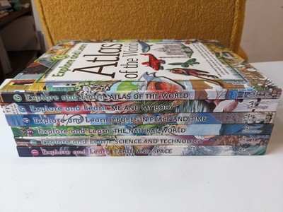 Explore and Learn Hardcover Textbook Set Volumes 1-6 Science, Geography, History