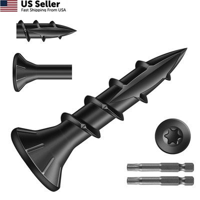 SG TZH #8 x 3/4'' Deck Screws (553Pcs) 2lb. Carbon Steel, x 3/4'', Black