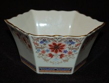 VINTAGE Lenox Eastern Treasures Hexagonal Porcelain BOWL Made in USA