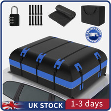600L Car Roof Bag Large Waterproof Roof Top Rack Portable Travel Luggage Box UK