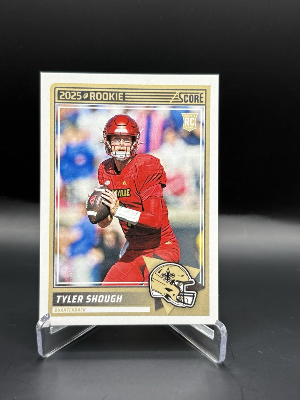 2025 Score #71 Tyler Shough Rookie Card New Orleans Saints