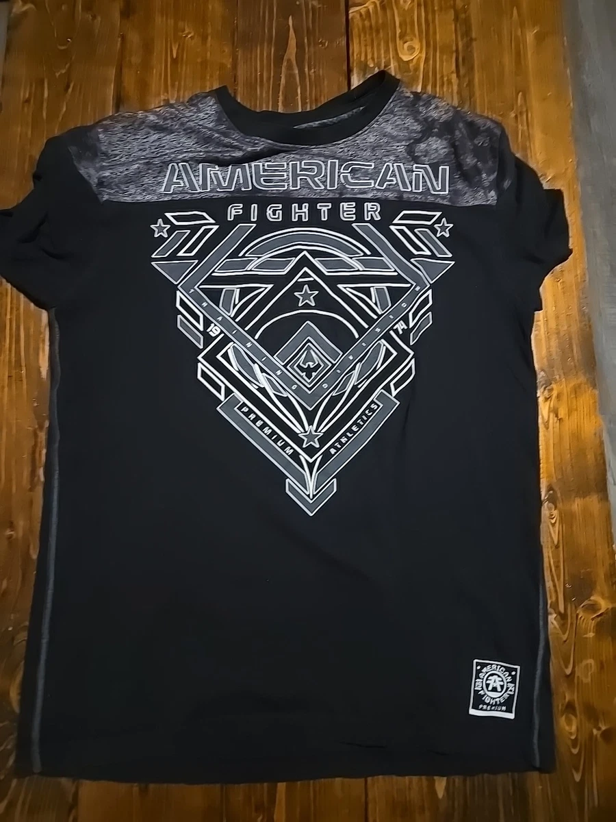 T-Shirt American Fighter Homme – Viva Mexico, Noir, Taille L, État Neuf