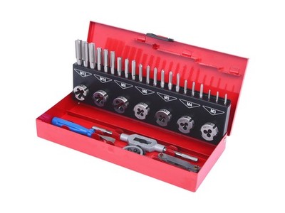 KS TOOLS 331.0732 HSS Co Gewindeschneidwerkzeug-Satz, 32-tlg
