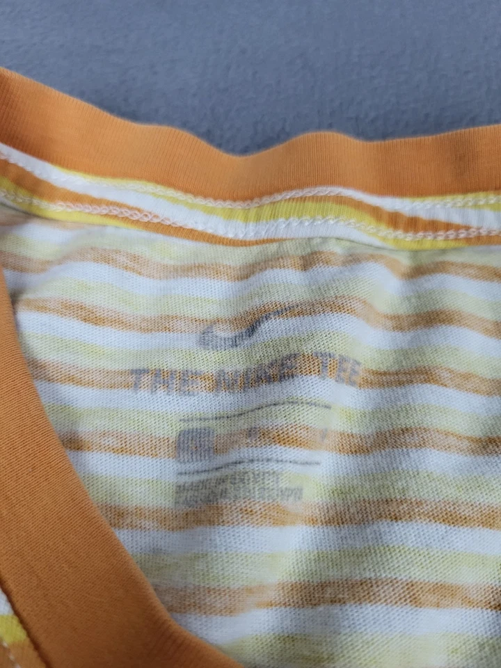 Nike SB Striped Shirt Kids Large Yellow Lightweight Stretch Skateboard Snowboard - Image 3 of 4