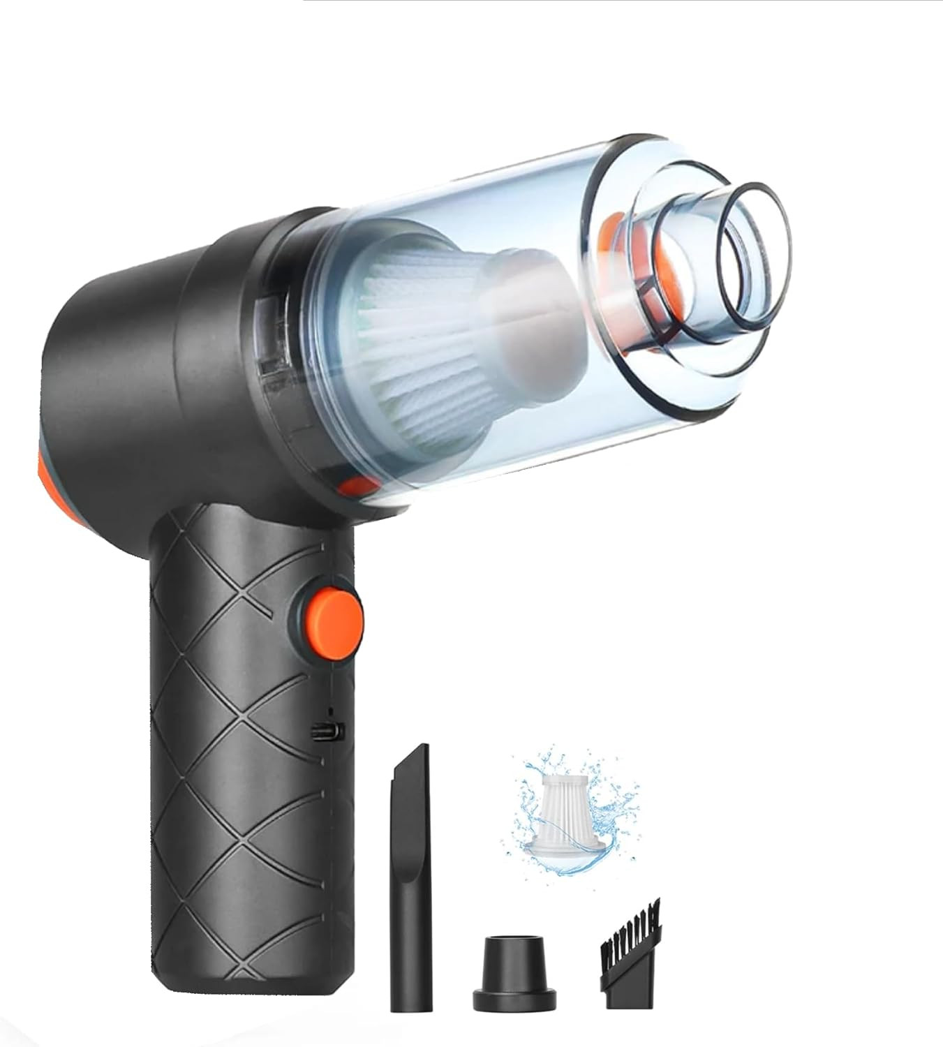 Mini Aspirapolvere Auto 18000PA - Potenza Professionale Brushless 2-in-1