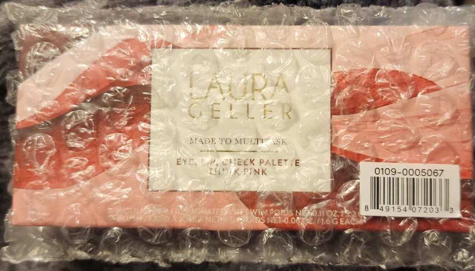 Laura Geller Made to Multitask Eye Lip Cheek Palette THINK PINK RTL $28 - Image 3 of 4