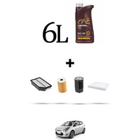 Hoffcar Set Service 4 Filter Und 6L ÖL FüR Hyundai Ix20 1.4 Crdi 66Kw Von