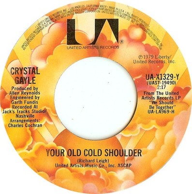 Crystal Gayle - Your Old Cold Shoulder - Used Vinyl Record 7 - G8100z