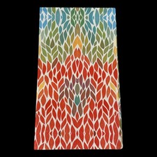 Leaves Mosaic Rainbow Guest Decoupage Napkins – 8.5” x 4.5” (Set of 2)