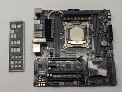 Asus X99-M WS Motherboard with Intel Core i7-5820k Processor
