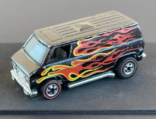 Vintage Hot Wheels Redline 1976 Super Van w/Flames Flying Colors - Good...READ!