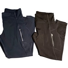 Lot of 2 Athleta Rainier Leggings Bundle Navy...