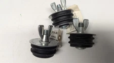 Lot of (3) 2" Diameter Cherne Gripper Mechanical Drain Plug, Econo-Grip, 271-527