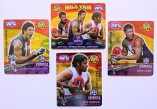 2007 Smith's Crisps AFL Gold Footy Classic Tazos: FREMANTLE DOCKERS ... Set of 4
