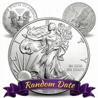 $1 American Silver Eagle 1 oz .999 Uncirculated BU ASE Coin (Random Date)