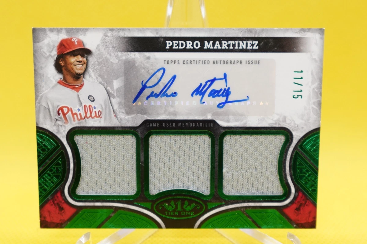 Topps Pedro Martinez Baseball Autographed Sports Trading Cards