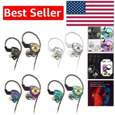 AK3FILE Wired Earbuds with Deep Bass, 10mm Driver  Active Noise Cancellation