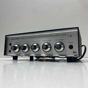 Vintage Realistic MPA-20 Solid State P.A. Amplifier For Parts or Repair