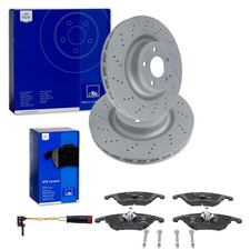 ATE BREMSSCHEIBEN 344mm + CERAMIC BEL&Auml;GE VORNE passend f&uuml;r MERCEDES SLK SLC R172