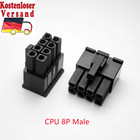 30PCS/1LOT 4.2Mm Black 8P 8PIN Male for PC Computer ATX CPU Power Connector Plas