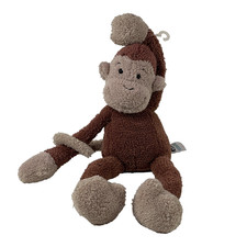Jellycat SLACKAJACK Monkey Plush Stuffed Animal Hard Eyes Long Curly Tail