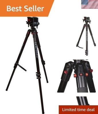 DeathGrip Aluminum Tripod with Durable Frame, Lightweight, Stable Design, Bub...