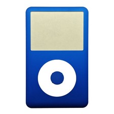 Ipod Classic Blue Center Click Wheel Button Faceplate Face Plate 6th 7th Gen