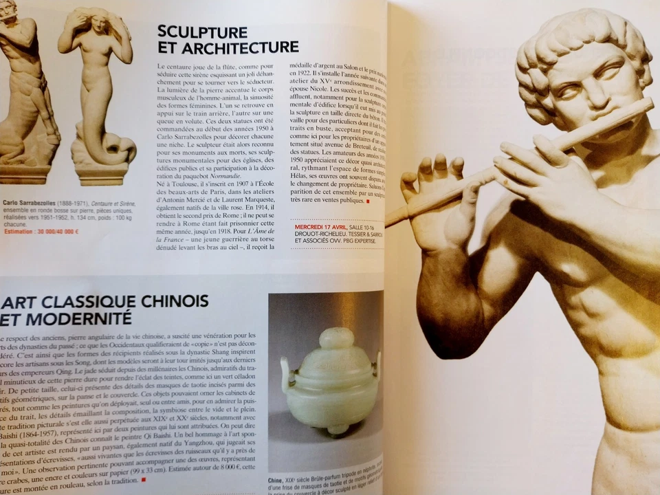 la gazette drouot 12 AVRIL 2019 marché chinois, orsay, art ... - Photo 4/4