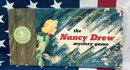 Vintage Board Game 1957 Parker Brothers The Nancy Drew Mystery Game complete