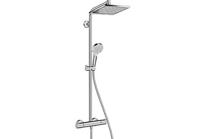 Hansgrohe Brause-System Crometta E 240 Handbrause Kopfbrause 240x240mm Thermosta