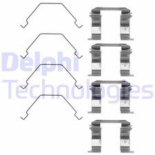 DELPHI LX0159 Zubehörsatz Scheibenbremsbelag Vorne für MAZDA 5 (CR19)
