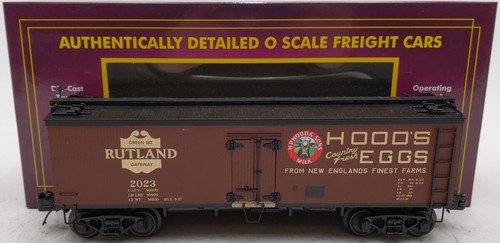 Coche frigorífico MTH 20-94690 calibre O Rutland Hood's Dairy 36' lado madera #2023 LN/caja | Condition: Used