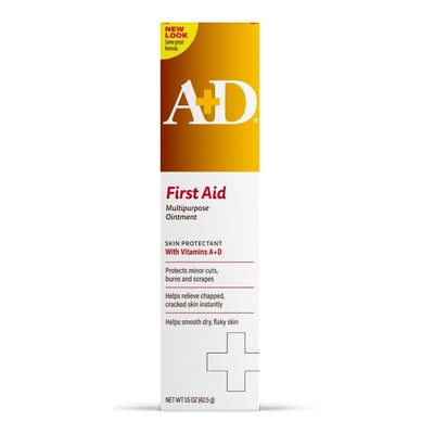 A&D First Aid Ointment Skin Protectant Treats and Prevents Diaper Rash 1.5 Ounce