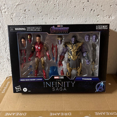 Hasbro Marvel Legends Avengers Endgame Set Iron Man Mark LXXXV & Thanos Zubehör