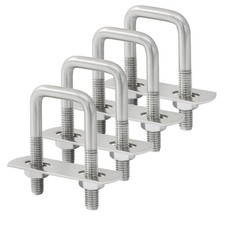 Moicstiy 4 Sets M6 Square U Bolts 34 Inch Wide 304 Stainless Steel Ubolts W... Moicstiy 4 Sets M6 Square U Bolts 34 Inch Wide 304 Stainless Steel Ubolts W...