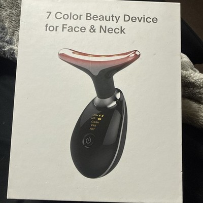 7 Color Facial Beauty Device For Face And Neck Care -Open Box New