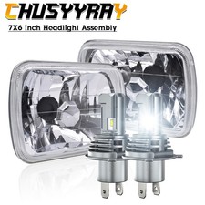 2X LED Headlights High/Low Beam For International 5900i 9200 9400 9900 7300 7400