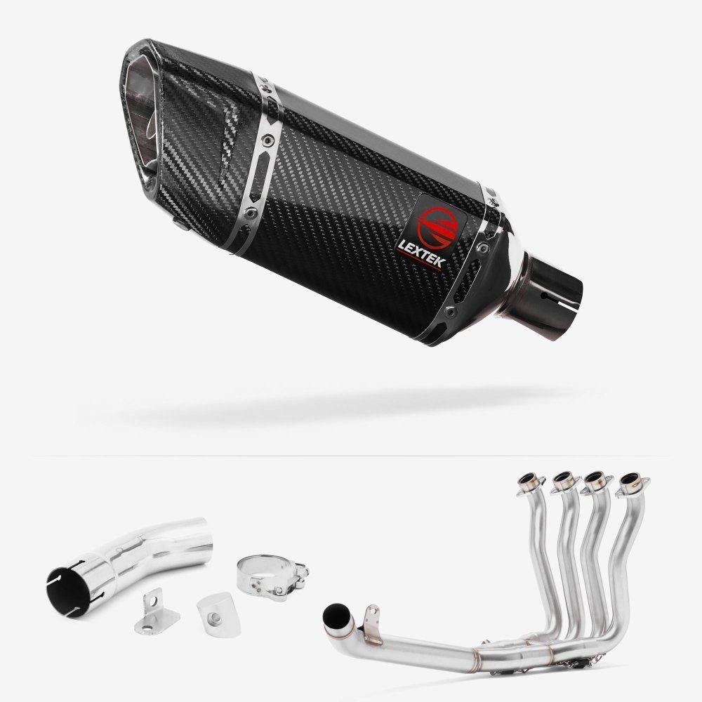 Lextek SP11C Exhaust 200mm with Link Pipe for Suzuki GSX-S 1000 F (15-20)