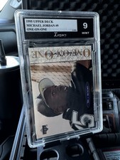 1995 Upper Deck Michael Jordan One-on-One #9 Legacy Mint 9 Graded Card