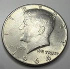 1964 KENNEDY SILVER HALF DOLLAR T39
