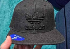Adidas Trefoil Chain Snapback Black/Black Hat