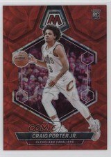 2023-24 Panini Mosaic Rookies International Red Prizm 21/75 Craig Porter Jr 13c5