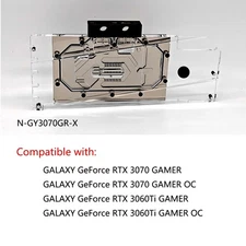 Granzon GPU Water Block For GALAX GeForce RTX 3070/3060Ti GAMER OC N-GY3070GR-X