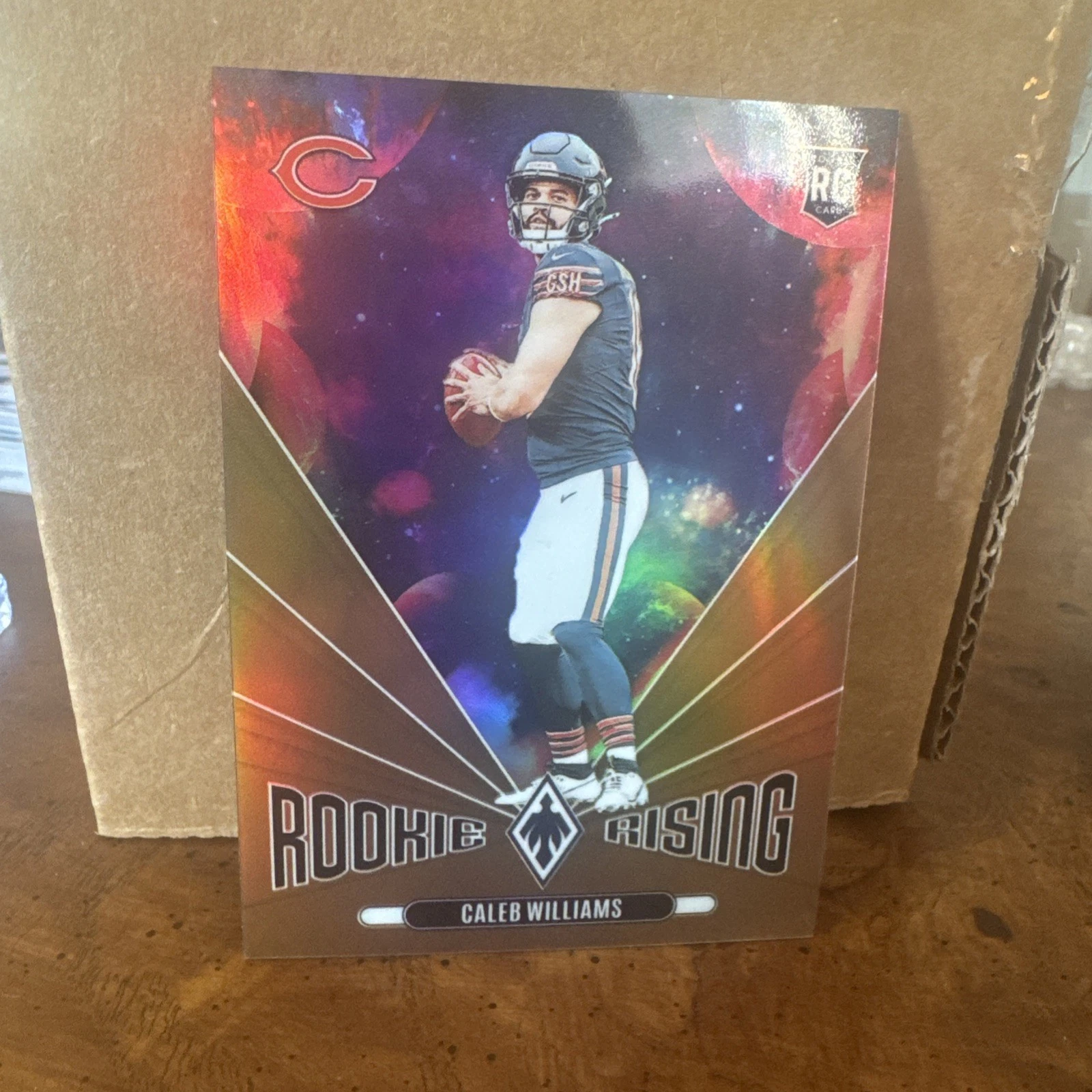 2024 Phoenix Caleb Williams Rookie Rising RC Bronze Prizm /75