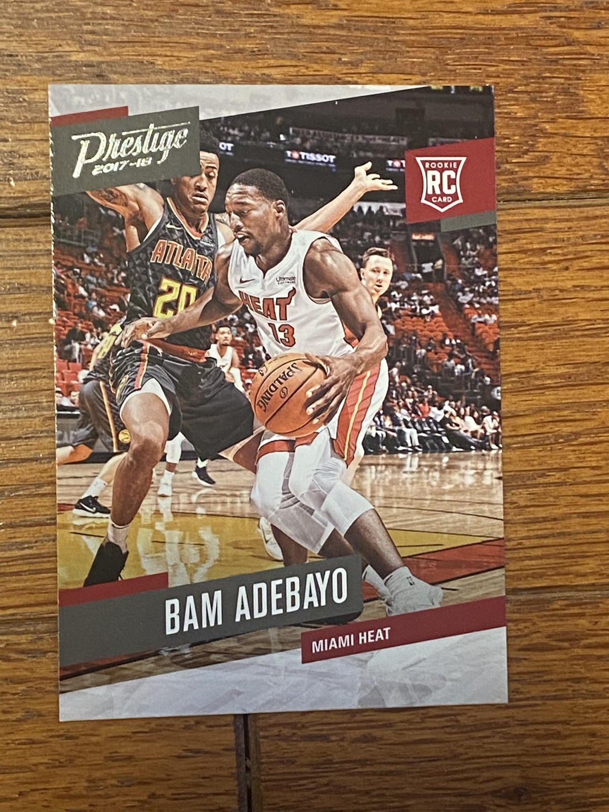 2017-2018 Panini Prestige Rookie Card #164 Bam Adebayo Miami Heat (RC)