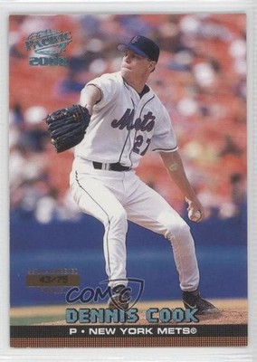 2000 Pacific Platinum Blue 43/75 Dennis Cook #275 0a1