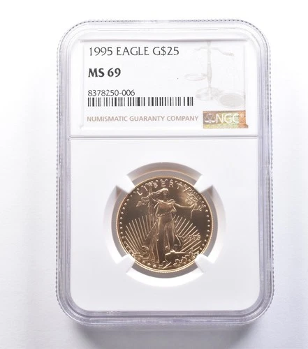 1995 American Gold Eagle 1/2 oz — photo from another recent sale