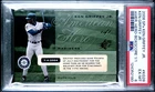 124352180 Ken Griffey Jr 2008 SPx #KG28 American Hero Boxscore 1/1 PSA 6